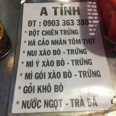 Tổng hợp- Ăn vặt A Tỉnh - Bột Chiên, Há Cảo & Gỏi Khô Bò