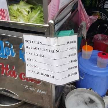 Thực đơn- Ăn vặt Bột Chiên - Nguyễn Khắc Nhu