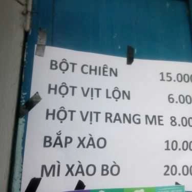 Tổng hợp- Ăn vặt Bột Chiên & Hột Vịt Lộn - Hữu Nghị