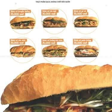 Thực đơn- Tiệm Bánh Bread & Drink - Bánh Mì Pat