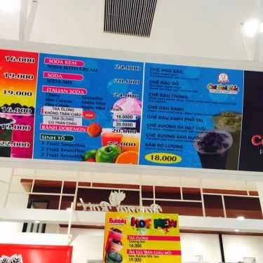 Thực đơn- Tiệm Bánh Trà Sữa Trân Châu Bubbly - AEON Mall