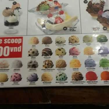 Thực đơn- Cafe BUD'S Ice Cream - Aeon Mall Bình Tân