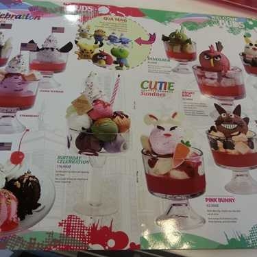 Thực đơn- Cafe BUD'S Ice Cream - Nowzone