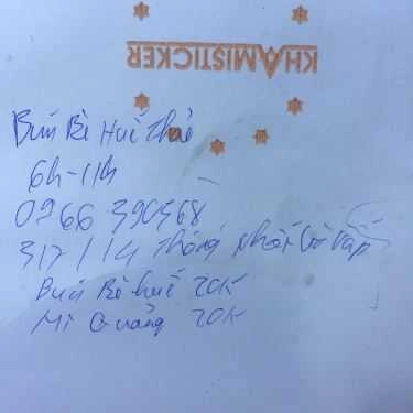Tổng hợp- Quán Ăn Thảo - Hủ Tiếu Mì & Bánh Canh Chay