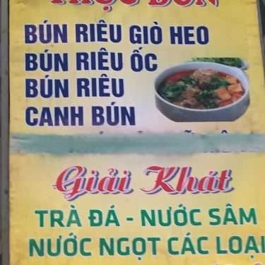 Thực đơn- Ăn vặt Bún Riêu & Canh Bún