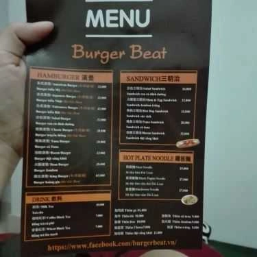 Thực đơn- Ăn vặt Burger Beat