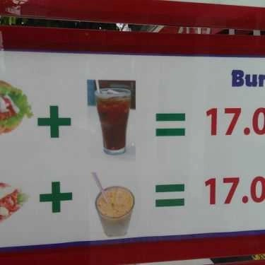 Thực đơn- Ăn vặt Burger Tu - Nơ Trang Long