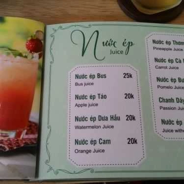Thực đơn- Bus Coffee