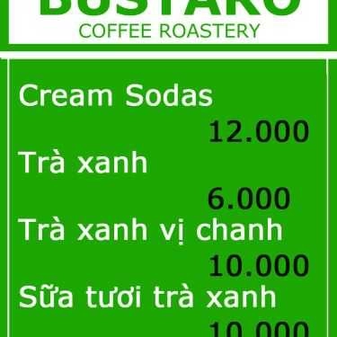 Thực đơn- Bustaro Cafe - Cafe Hạt Rang
