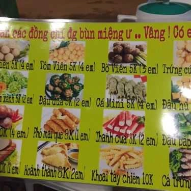 Thực đơn- Ăn vặt Cà Lâm Kem - Hưng Phú