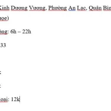 Tổng hợp- Cà Phê 532 - Kinh Dương Vương