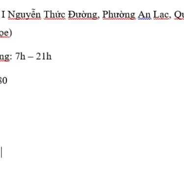 Thực đơn- 57 Cafe - Nguyễn Thức Đường