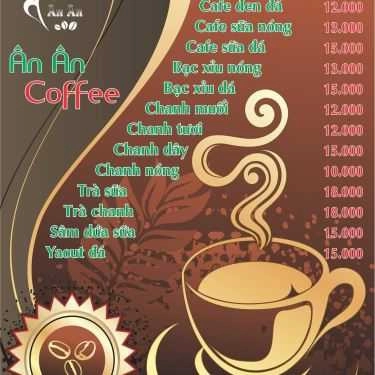 Thực đơn- Ân Ân Coffee - Tân Kỳ Tân Quý