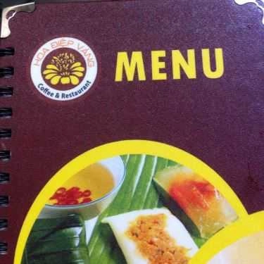 Thực đơn- Hoa Điệp Vàng Cà Phê - Âu Cơ