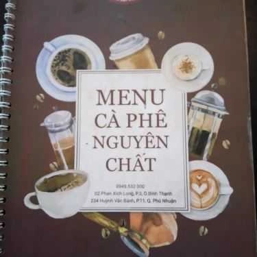 Thực đơn- Cà Phê Nguyên Chất - Phan Xích Long