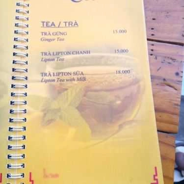 Thực đơn- NyCúp Cafe & Sinh Tố