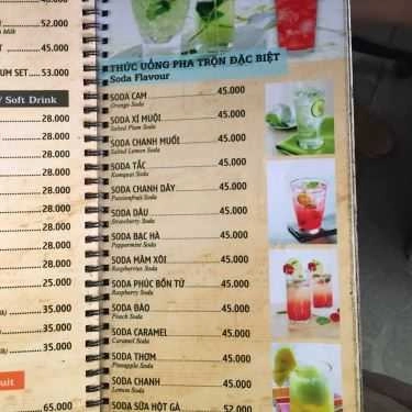 Thực đơn- Cà Phê Phố