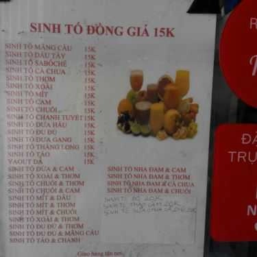 Tổng hợp- Cà Phê, Sinh Tố & Nước Ép Trái Cây