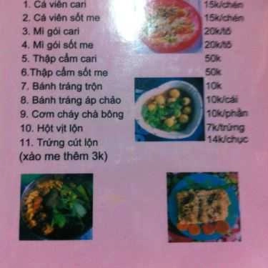 Thực đơn- Ăn vặt Cá Viên Cà Ri - Trần Phú