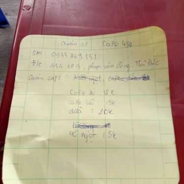 Tổng hợp- Cafe 434