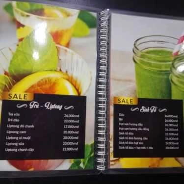 Thực đơn- Công Viên Cafe