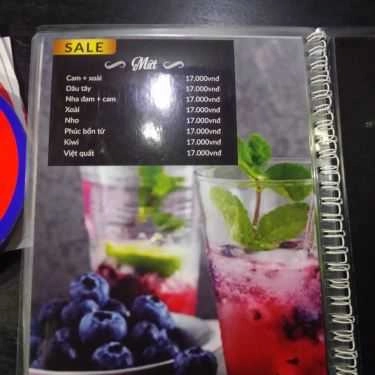 Thực đơn- Công Viên Cafe