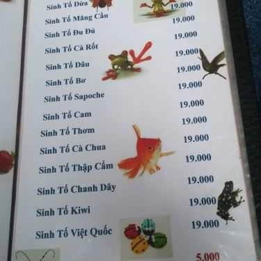 Thực đơn- Đất Việt Cafe - Tô Ký