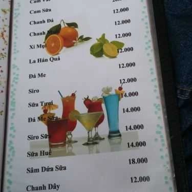 Thực đơn- Đất Việt Cafe - Tô Ký
