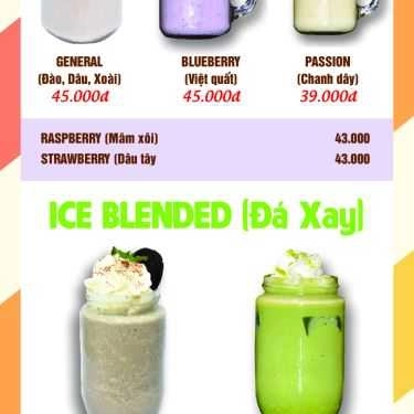 Thực đơn- Cafe De L'escale