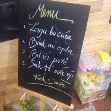 Thực đơn- Gạch Cafe - Trương Đăng Quế