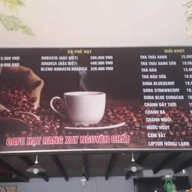 Thực đơn- Cafe Hạt Rang Xay Nguyên Chất