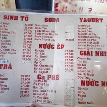 Thực đơn- Cafe Khói
