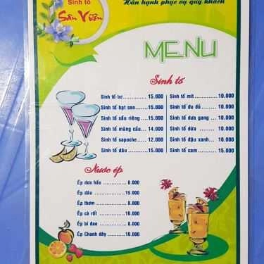Thực đơn- Khuyến Nông - Cafe & Trà Sữa