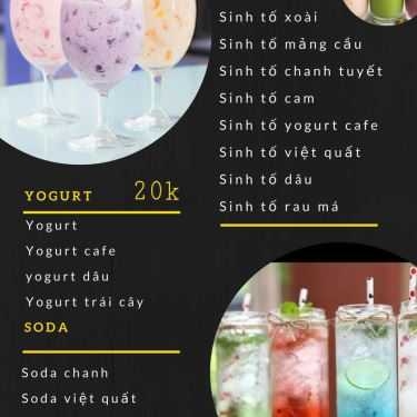 Thực đơn- Cafe Mang Đi 152