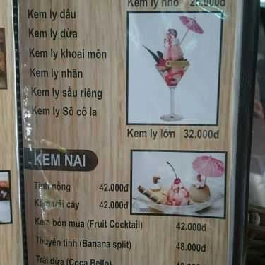 Thực đơn- Nai Cafe