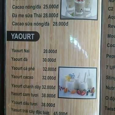 Thực đơn- Nai Cafe