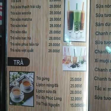 Thực đơn- Nai Cafe