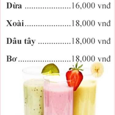 Thực đơn- Púm Cafe - Phan Huy Ích