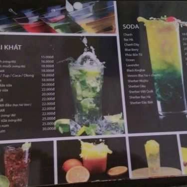 Thực đơn- Paradise - Cafe Sân Vườn