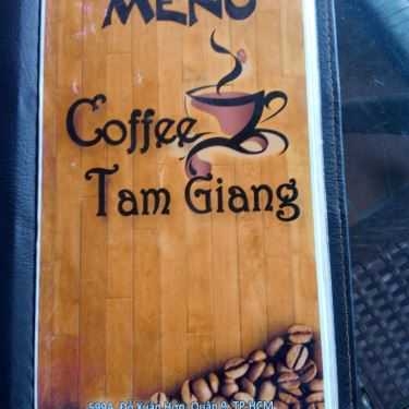 Thực đơn- Tam Giang Coffee
