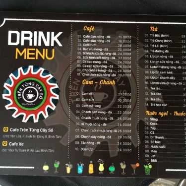 Thực đơn- Trên Từng Cây Số Coffee