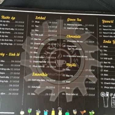Thực đơn- Trên Từng Cây Số Coffee