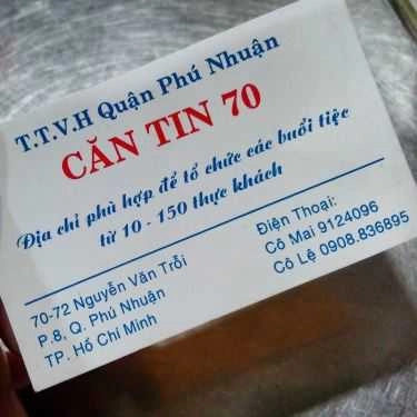 Tổng hợp- Nhà hàng tiệc cưới Căn Tin 70 - Tiệc Cưới & Liên Hoan