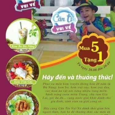 Thực đơn- Ăn vặt Căn Tin Vui Vẻ - Kem Trái Cây