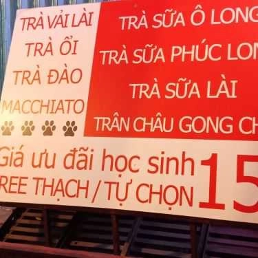 Thực đơn- Cafe Cargi Tea - Trà Sữa & Trà Đào