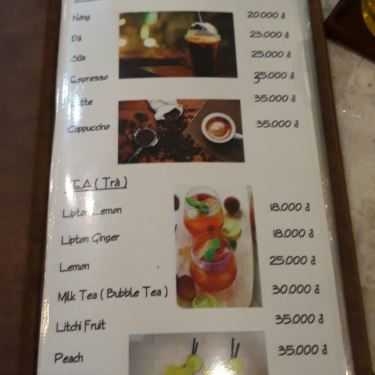 Thực đơn- Catali Coffee