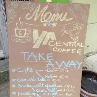 Thực đơn- Central Coffee