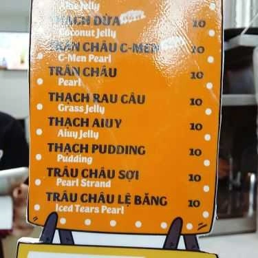 Thực đơn- Cafe Chachago - Trà Sữa Đài Loan - Quốc Lộ 22