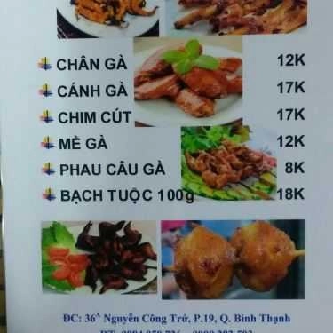 Thực đơn- Ăn vặt Gà Nướng Út Duyên