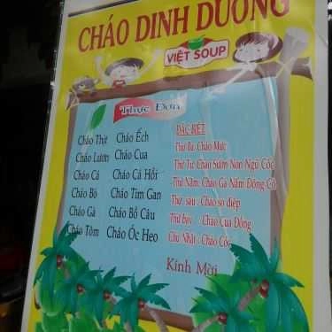 Thực đơn- Ăn vặt Cháo Dinh Dưỡng Việt Soup - Hòa Hảo